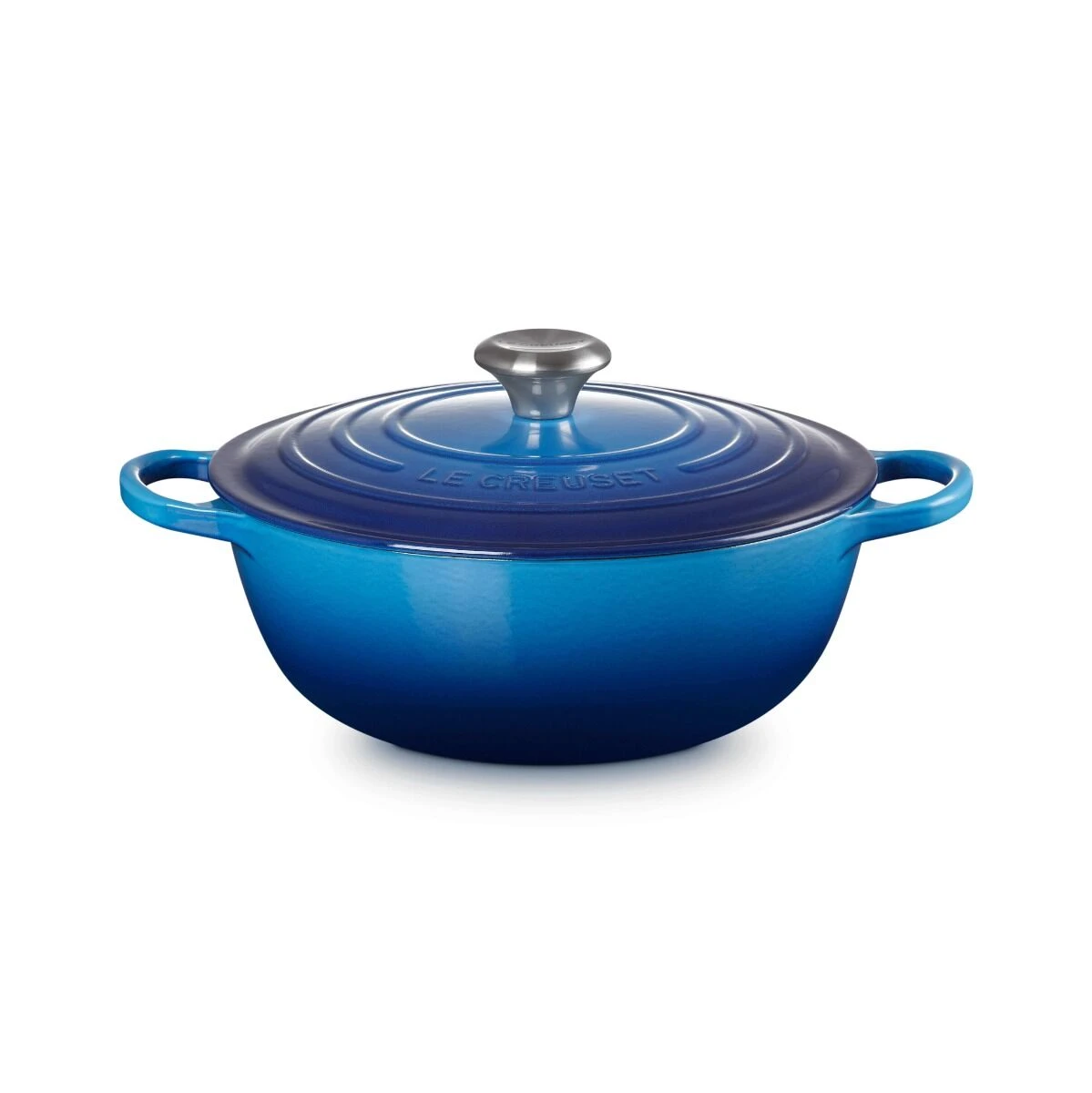 Le Creuset wok-braadpan 4,1 liter ø 26 cm gietijzer Azure Le Creuset Wok-braadpan 4,1 Liter ø 26 Cm Gietijzer Azure -Le Creuset wok2 1 1