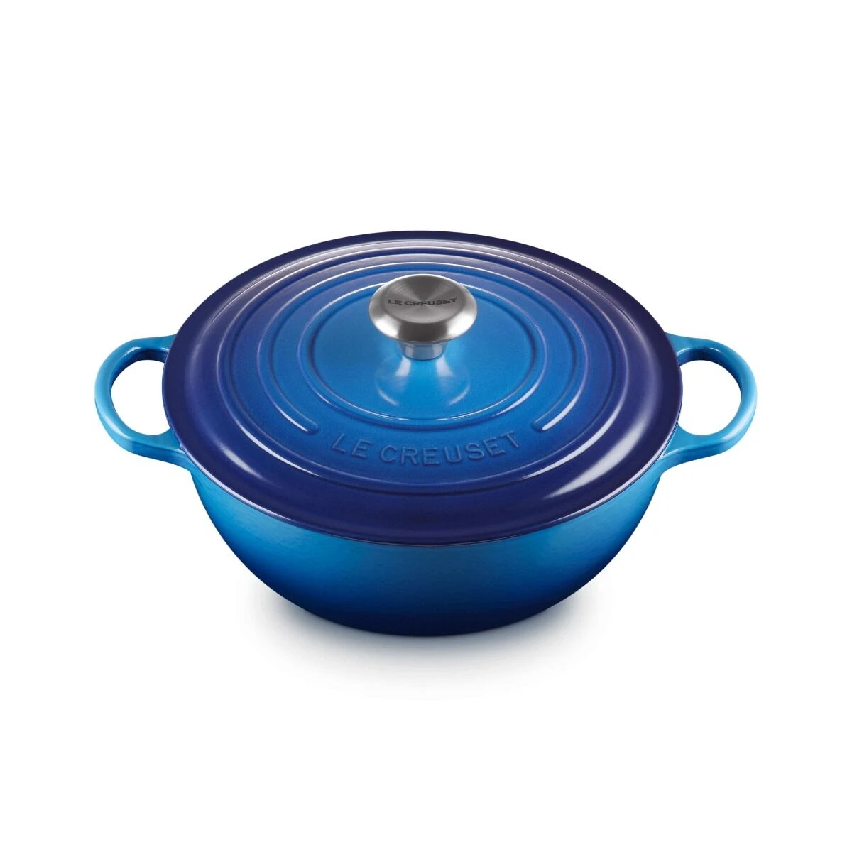 Le Creuset wok-braadpan 4,1 liter ø 26 cm gietijzer Azure Le Creuset Wok-braadpan 4,1 Liter ø 26 Cm Gietijzer Azure -Le Creuset wok 1 1